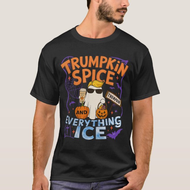 Halloween Trumpkin Sce und alles, was eis Pumpkin T-Shirt (Vorderseite)