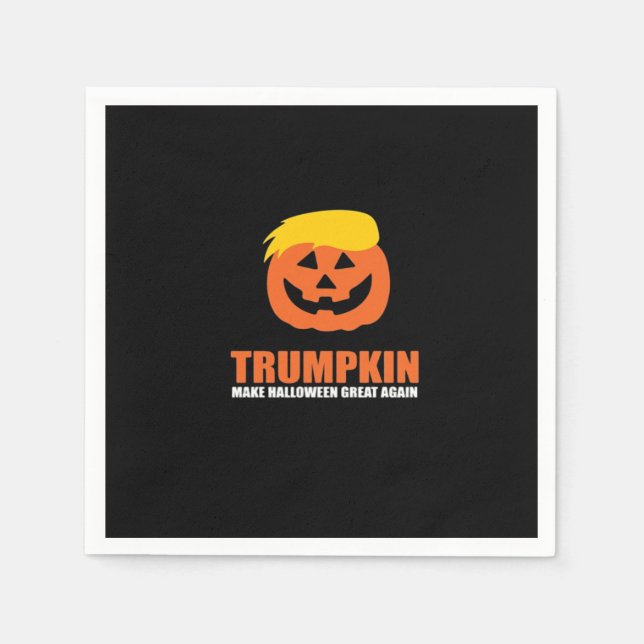 Halloween Trumpkin V2 Serviette (Vorderseite)