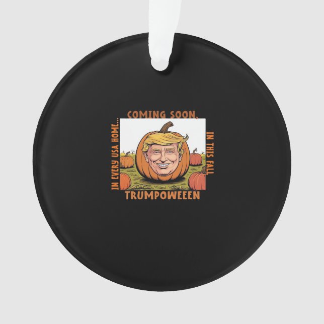Halloween - Trumpkin-Wahlklassiker Ornament (Vorderseite)