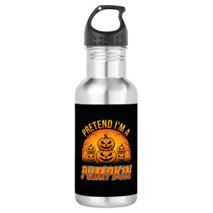 Halloween Tu So Als Ob Ich Ein Kürbis-Jack OLanter Edelstahlflasche