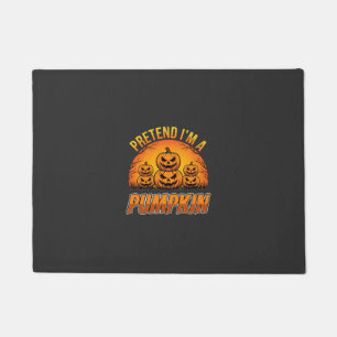 Halloween Tu So Als Ob Ich Ein Kürbis-Jack OLanter Fußmatte