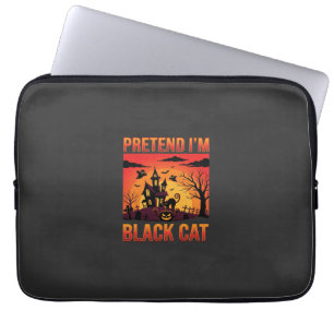 Halloween Tu So Als Wäre Ich Eine Schwarze Katze I Laptopschutzhülle