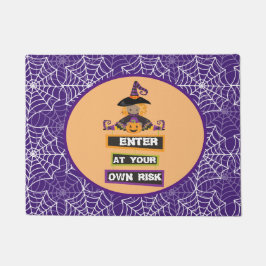 Halloween-Türmatte oder Teppich Fußmatte