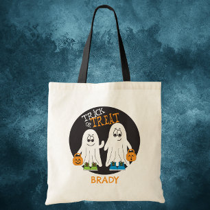 Halloween Two Boy Ghosts Besties Candy Bag Custom Tragetasche