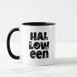 Halloween Typography Tasse