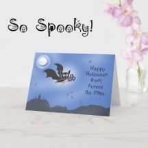 Halloween über Meilen hinweg Süße Fledermaus Gruse