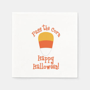 Halloween Übergib den Kürbiskern Serviette