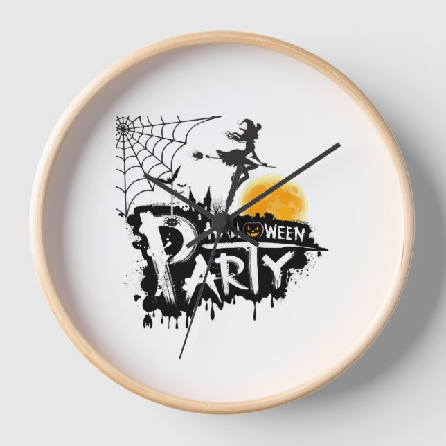 Halloween Uhr (Vorderseite)