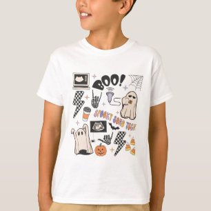 Halloween Ultrasound Tech Herbstsonographin T-Shirt