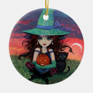 Halloween und Cat Ornament