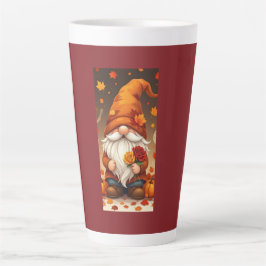 Halloween- und Herbst-Grußkarte Milchtasse