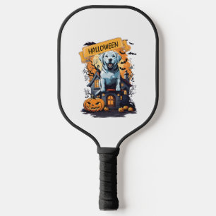 HALLOWEEN UND HUND PICKLEBALL SCHLÄGER