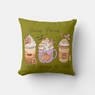 Halloween und Kaffee Kissen