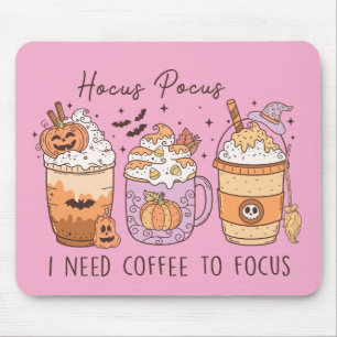 Halloween und Kaffee Mousepad
