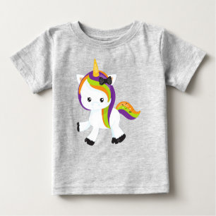 Halloween Unicorn, Niedliches Einhorn, Zaubereinho Baby T-shirt