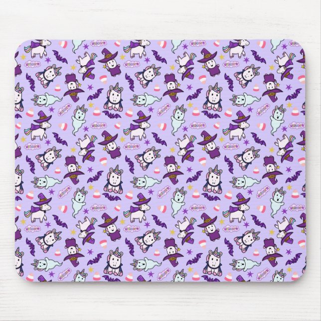 Halloween Unicorns Mousepad (Vorne)