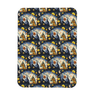 HALLOWEEN UNICORNS, STAR HORSE & COLT FANTASY MAGNET