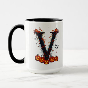 Halloween-V-Kürbisse Tasse