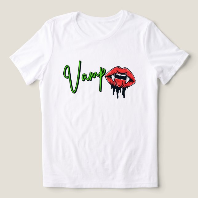 Halloween Vamp Shirt for Ladies (Design Vorderseite)