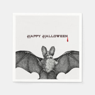 Halloween-Vampir-Fledermaus Serviette