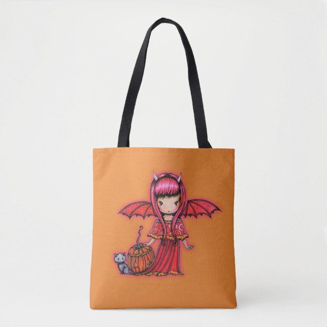 Halloween-Vampir mit Kitty Cat (Vorderseite)