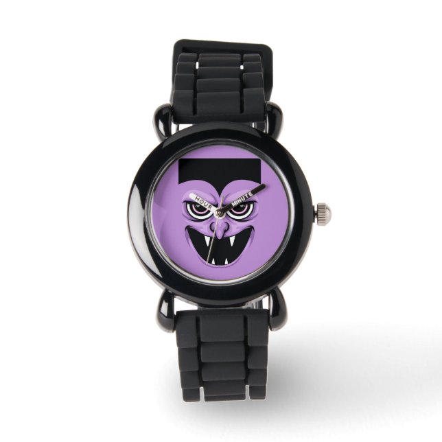 Halloween Vampire Armbanduhr (Vorderseite)