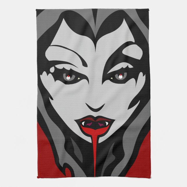 Halloween Vampire Handtuch Cool Halloween Teetüche (Vertikal)