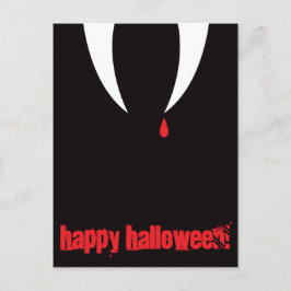 Halloween Vampire Kiss Postcard Postkarte