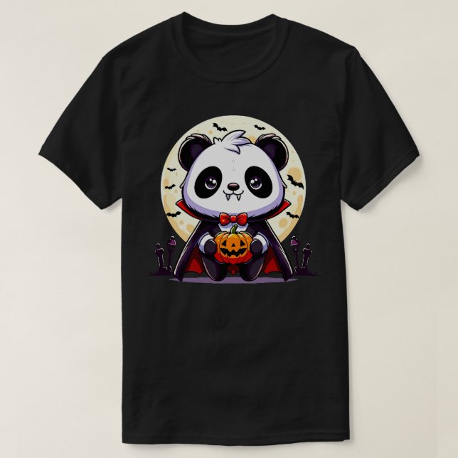 Halloween Vampire Panda TShirt (Design vorne)