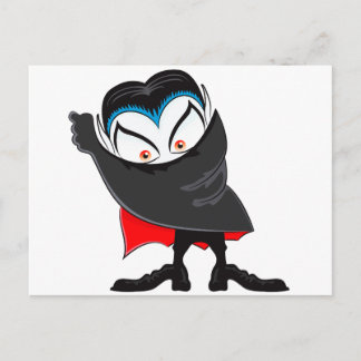 Halloween Vampire Postkarte