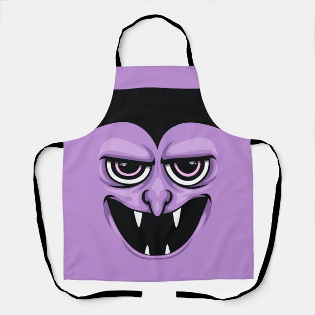 Halloween Vampire Schürze (Vorderseite)