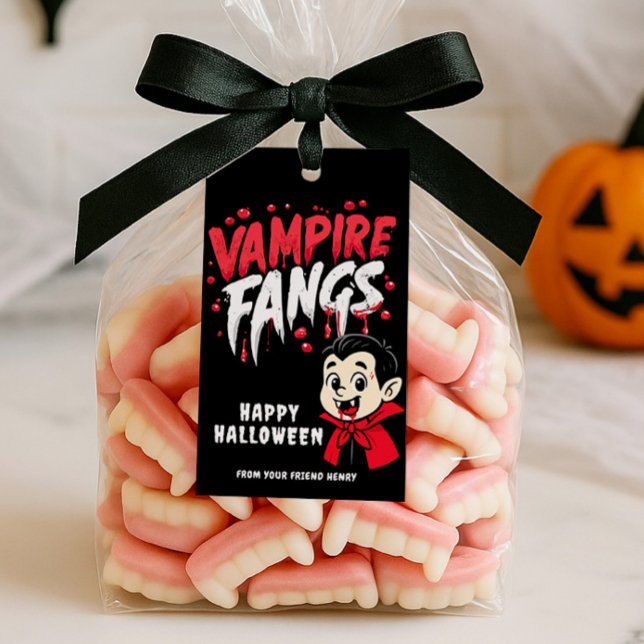 Halloween-Vampirzähne Geschenkanhänger (Von Creator hochgeladen)