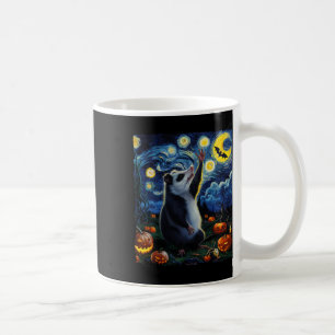 Halloween Van Gogh' Starry Night Opossum Pumpkins Kaffeetasse