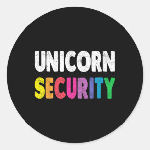 Halloween Vater Mama Tochter Adult Kostüm Unicorn Runder Aufkleber