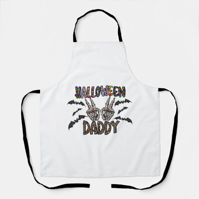 Halloween-Vater Schürze (Vorderseite)