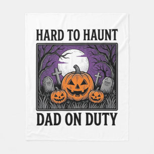 Halloween-Vater-Shirt Schwer Zu Heimsuchen Lustige Fleecedecke