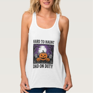 Halloween-Vater-Shirt Schwer Zu Heimsuchen Lustige Tank Top
