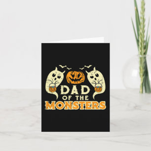 Halloween-Vater von Monstern Funny-Familienkostüm  Karte