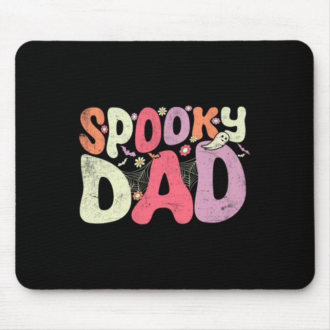 Halloween Vaterfamilie Matching Spooky Vater Hallo Mousepad (Vorne)