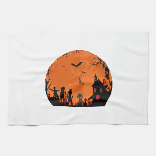 Halloween-Vektor Geschirrtuch