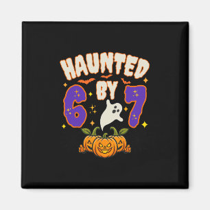 Halloween Verflucht 67 Nummer 67 Sechs Sieben Meme Magnet