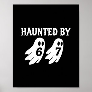 Halloween Verflucht 67 Nummer 67 Sechs Sieben Meme Poster