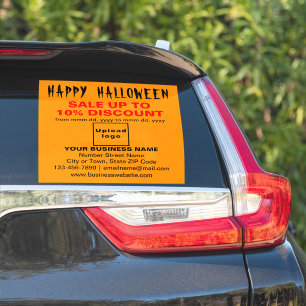 Halloween-Verkauf in Orange - FarbVinyl Aufkleber