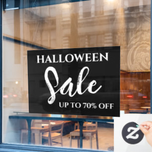 Halloween-Verkaufszeichen, Boutique-Beschriftung,  Fensteraufkleber