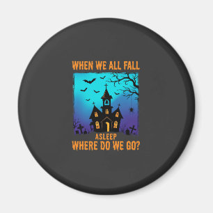 Halloween Verlassene Kirche Wohin Gehen Wir Magnet