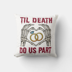 Halloween Verlobung Til Death Do us Part Kissen