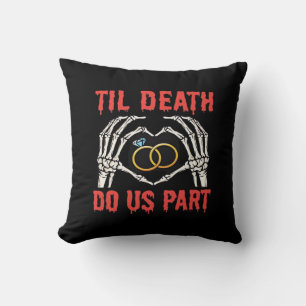 Halloween Verlobung Til Death Do us Part Kissen