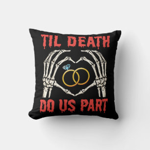 Halloween Verlobung Til Death Do us Part Kissen
