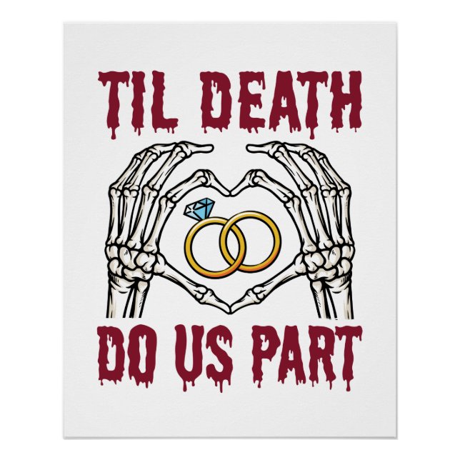 Halloween Verlobung Til Death Do us Part Poster (Vorderseite)
