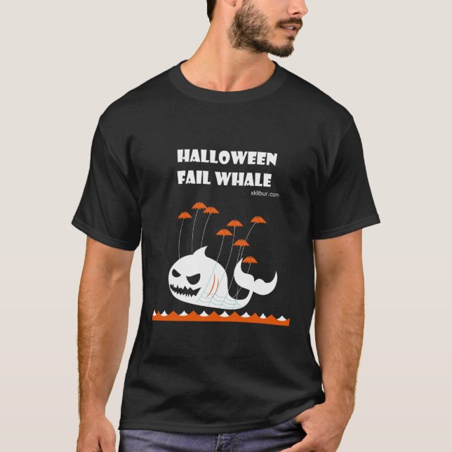 Halloween versagen Wal T-Shirt (Vorderseite)